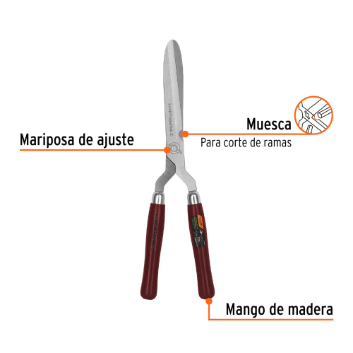 Tijera Forjada en Acero Carbono: Corte de Ramas Preciso