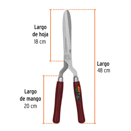Tijera Forjada en Acero Carbono: Corte de Ramas Preciso
