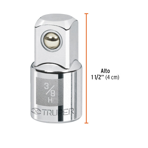 Adaptador 3/8-1/2 A-5253 en Acero Cromo Vanadio