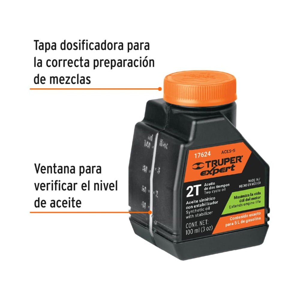 Aceite Sintetico para Motor de Dos Tiempos 4oz ACT-2T-4