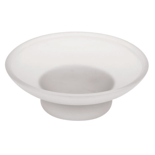 Plato de vidrio de repuesto para jabonera.