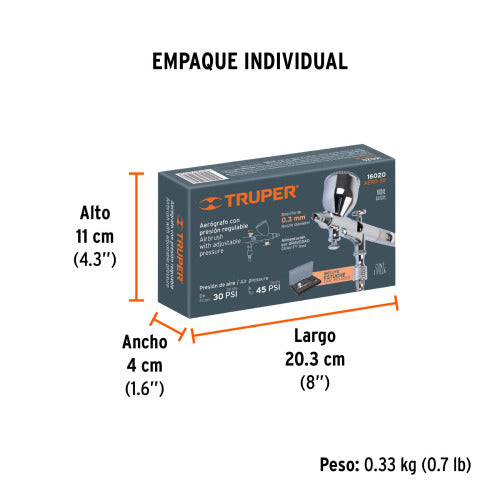 Pistola Aerógrafo AERO-35 - Precisión Profesional 0.3mm