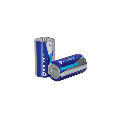 Pila Alcalina Voltech Tamaño C - Paquete de 2 - Alto Rendimiento