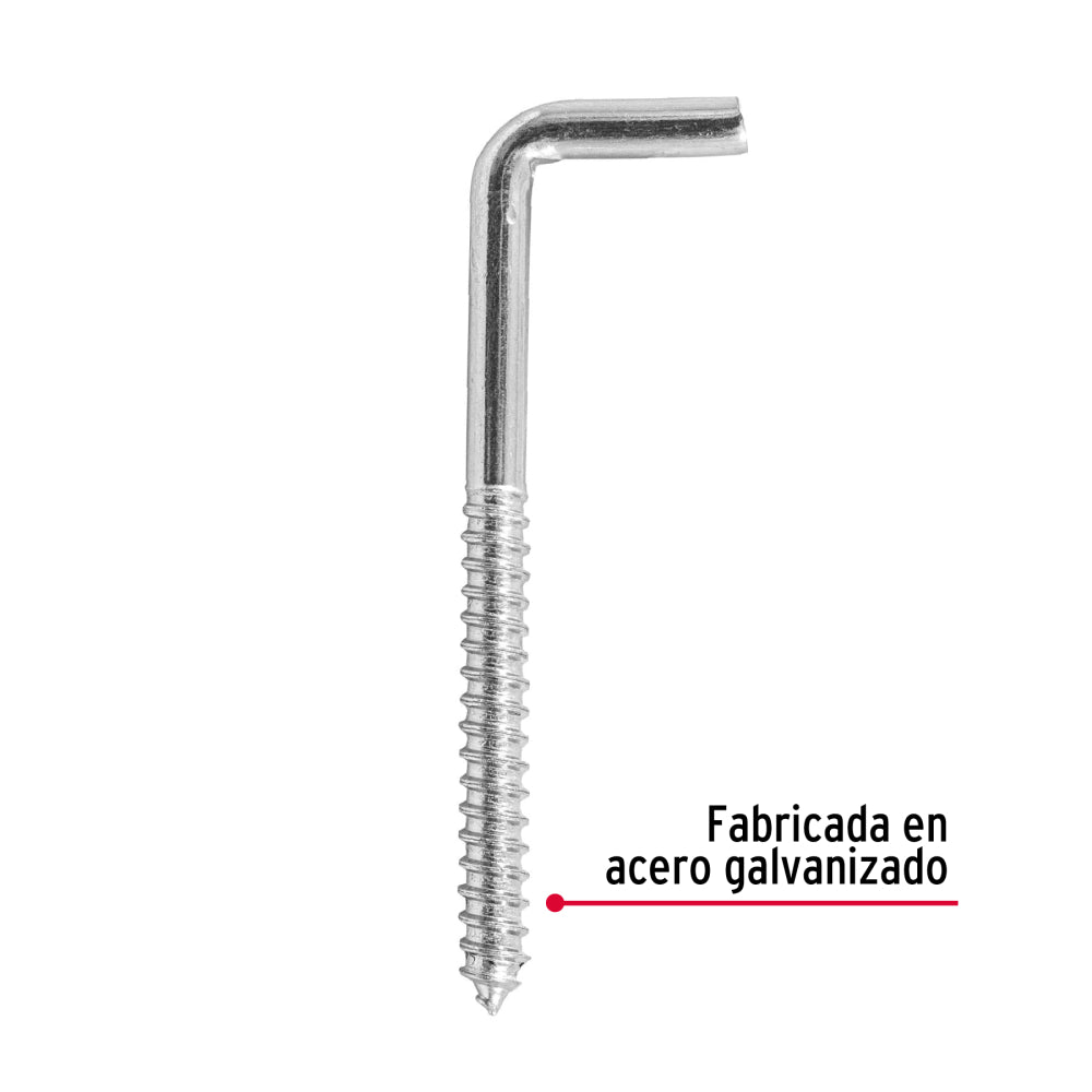 Alcayata Roscada 23x110mm - Alta Resistencia & Duración
