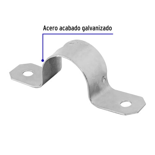 Abrazadera Tubo Omega 3/4″ - Calidad Voltech