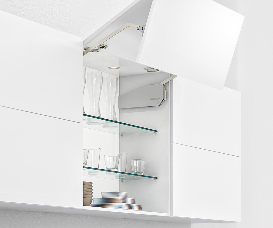 Sistema de Puertas Elevables Häfele Free Up Gris 430-600