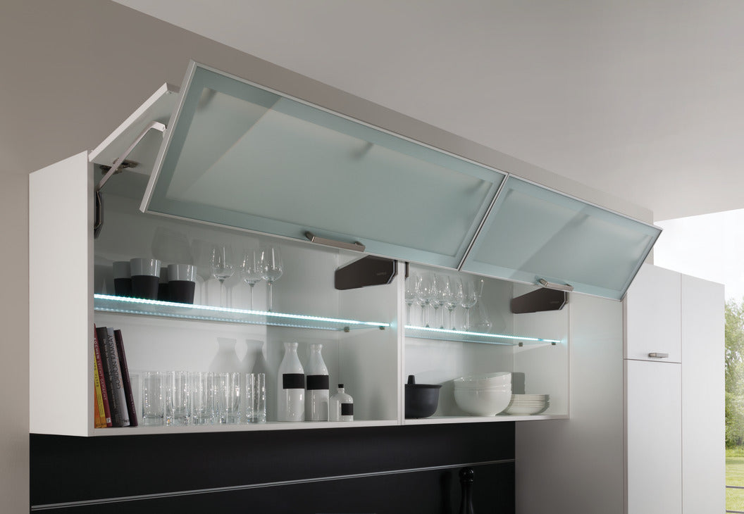 Häfele Free Fold Gris 710-790 - Puerta Elevable Sin Tirador