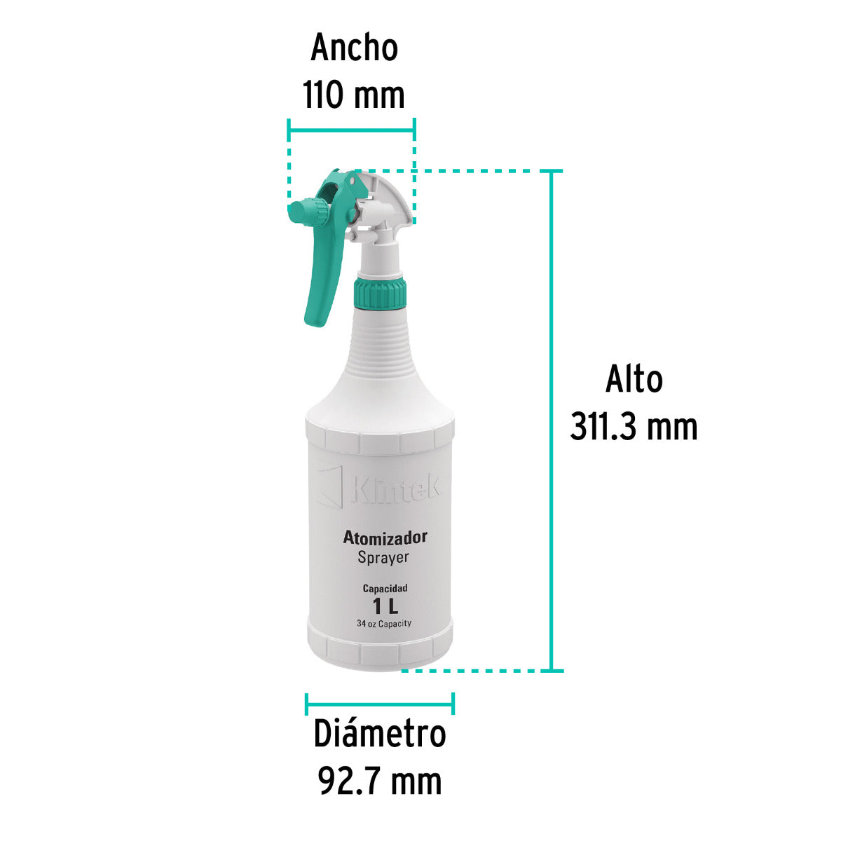 Atomizador de 1L - Pulverizador Eficiente y Duradero