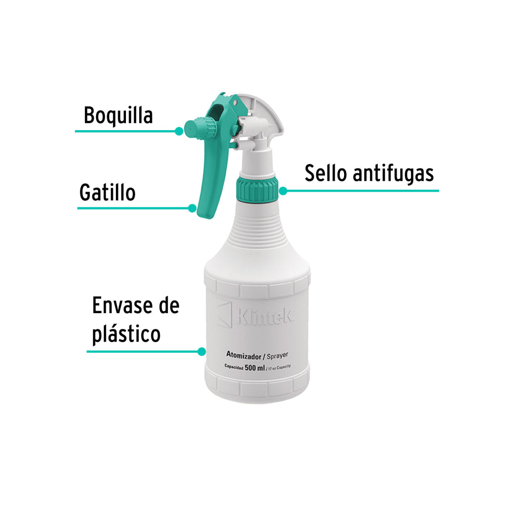 Atomizador 1/2 Litro - Calidad Profesional | Envío Rápido