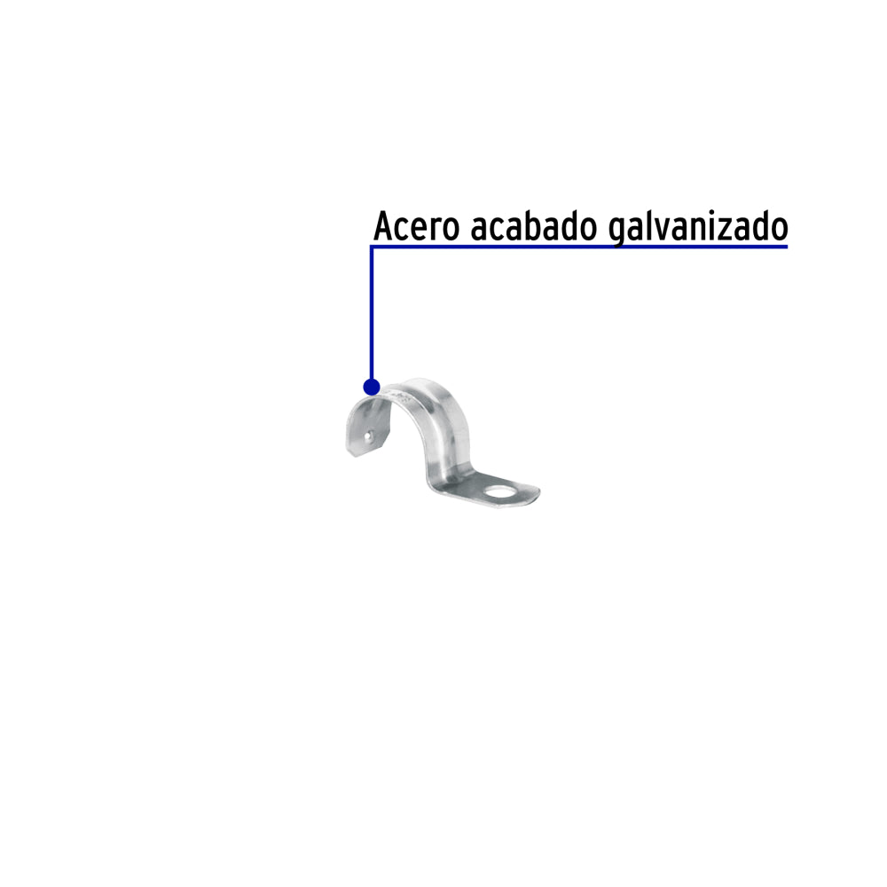 Abrazadera de Tubo 3/4' Uña Voltech | Calidad Duradera