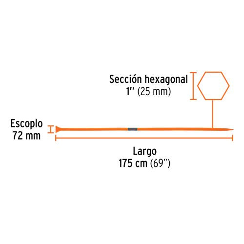 Escoplo Profesional 12mm x 175mm - Carpintería de Precisión