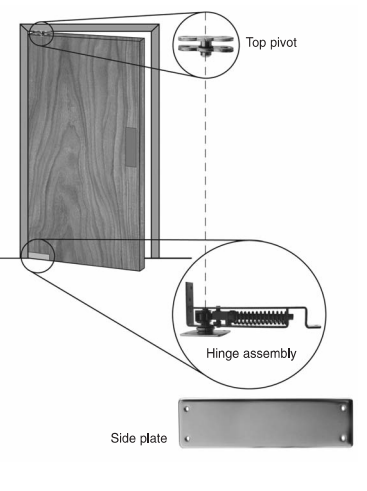 Bisagra de Piso BB159 US4 DBL - Calidad y Durabilidad