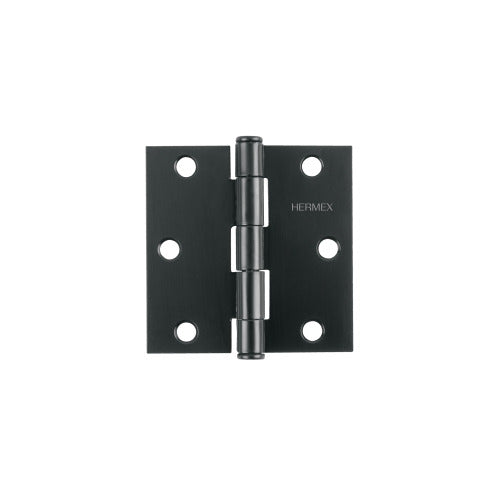 Bisagra Cuadrada 3" Acero Negro - Alta Durabilidad
