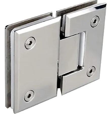 Bisagra Cristal 180° Cromo Satinado - SHZ90C
