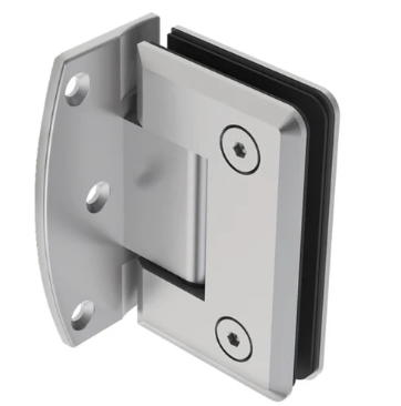 Bisagra SHZ90D para vidrio - 90° Zamak cromo satinado
