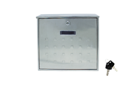 Buzón de Acero Inoxidable con Cerradura - Seguridad y Estilo