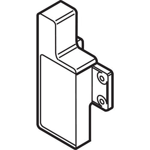 Fijación Frontal METABOX ZIF.3000.03 Blanco Crema para Cajón