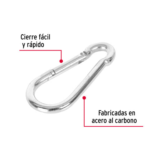 Bandola Mosquetón Acero 1/2' - Resistencia Garantizada