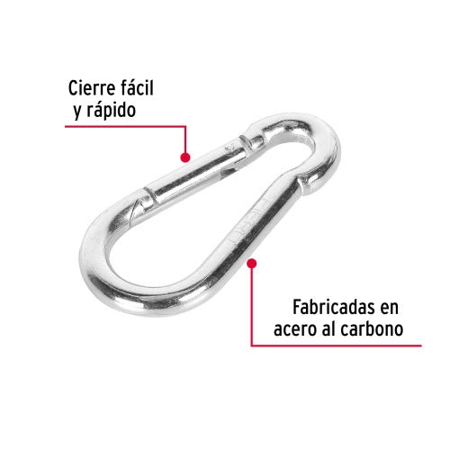 Bandola Mosquetón 3/8" - Acero Duradero