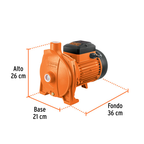 Bomba Centrífuga 1.5HP BOAC-1: Potencia y Eficiencia