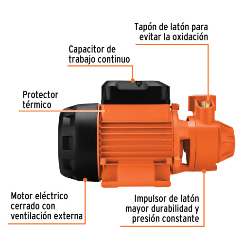 Bomba Periférica 1 HP BOAP-1 - Potente y Eficiente