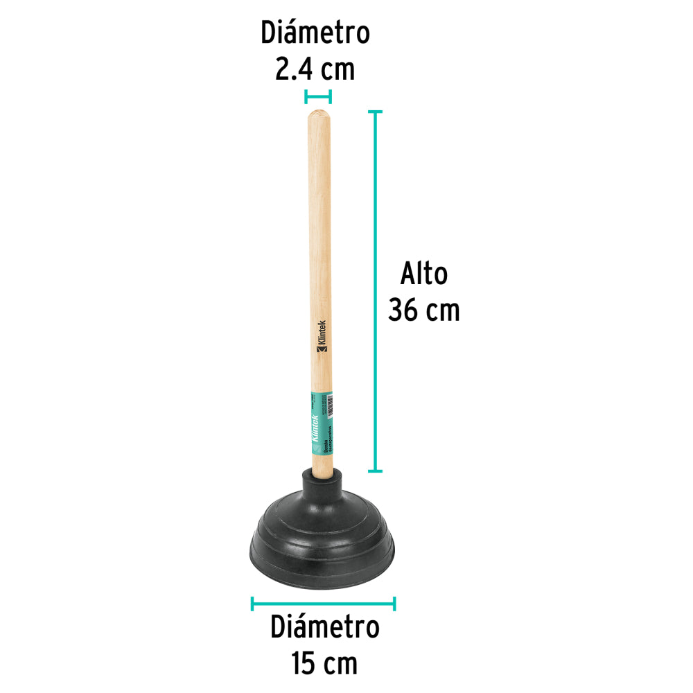 Bomba Destapacaños 6" - Rápida y Eficaz | Envío Rápido