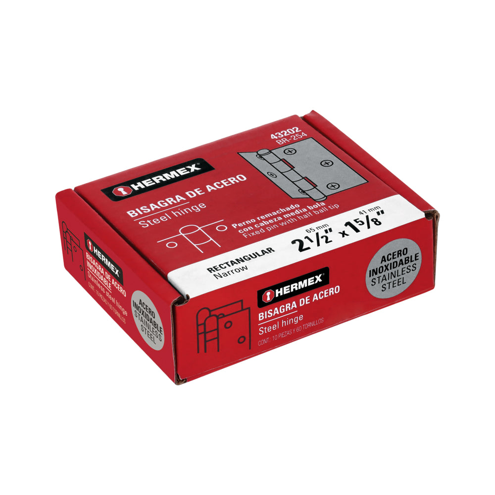Bisagra Acero Inoxidable 2-1/2" - Durabilidad y Estilo