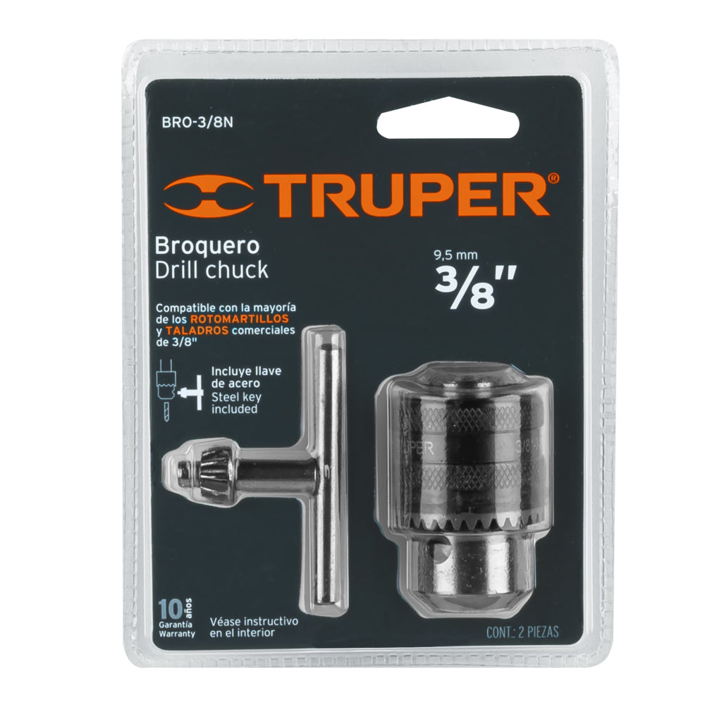 Broquero con Llave 3/8" - Herramienta Esencial Duradera