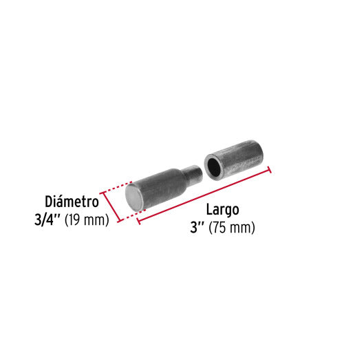 Bisagra Tubular Soldable 3/4 - Alta Resistencia y Durabilidad