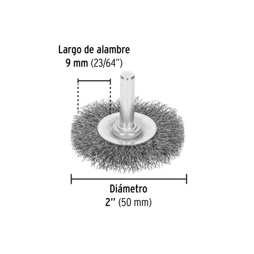 Carda Circular de Alambre Grueso CA-2P: Calidad y Resistencia
