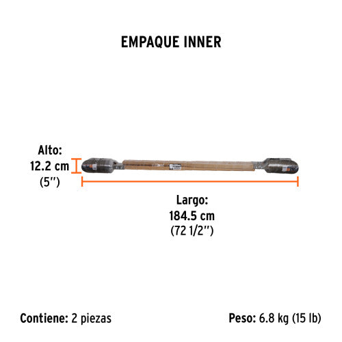 Cavador Atlas CA-36 - Herramienta de Jardinería en Acero Templado