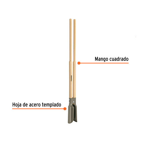 Cavador Atlas CA-36 - Herramienta de Jardinería en Acero Templado