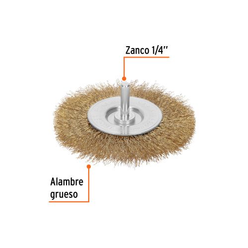 Carda CA-4 - Alambre 0.3mm para Pulir y Limpiar Pintura