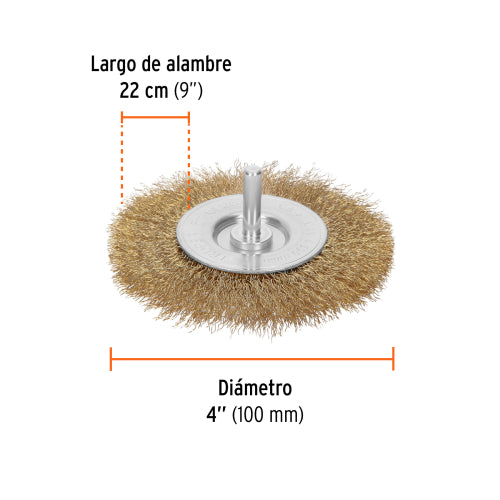 Carda CA-4 - Alambre 0.3mm para Pulir y Limpiar Pintura