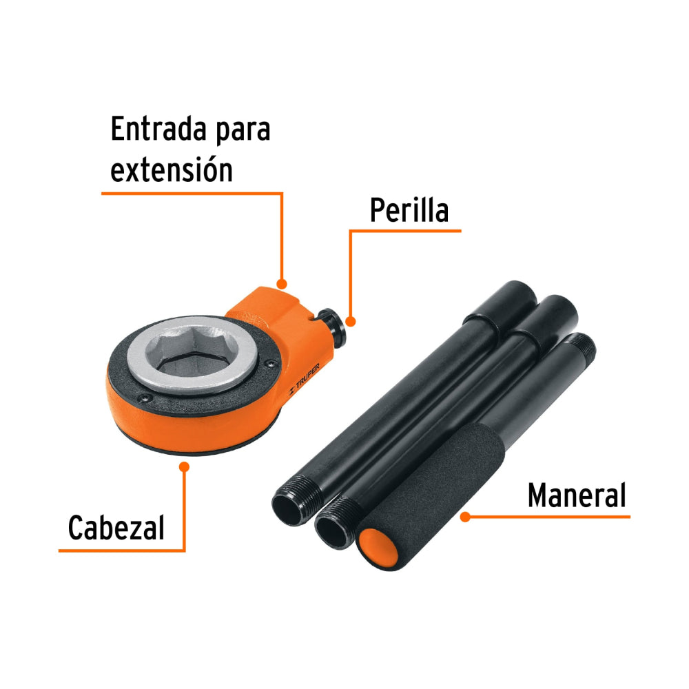 CABEZAL P/DADOS DE 1-1/4 1-1/2 Y 2 CA-851