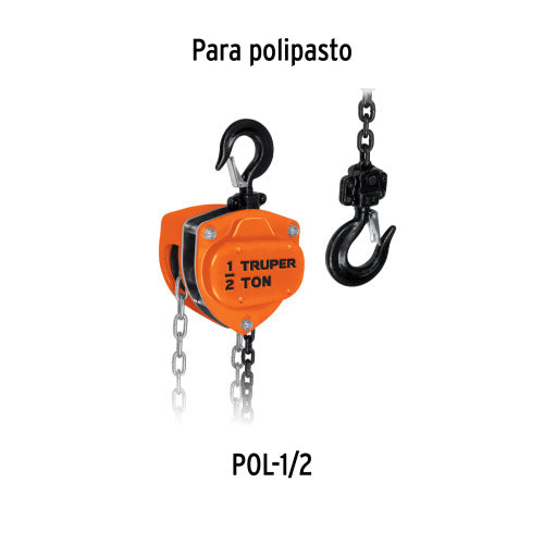 Cadena para Polipasto 1/2 Ton - Resistente y Duradera