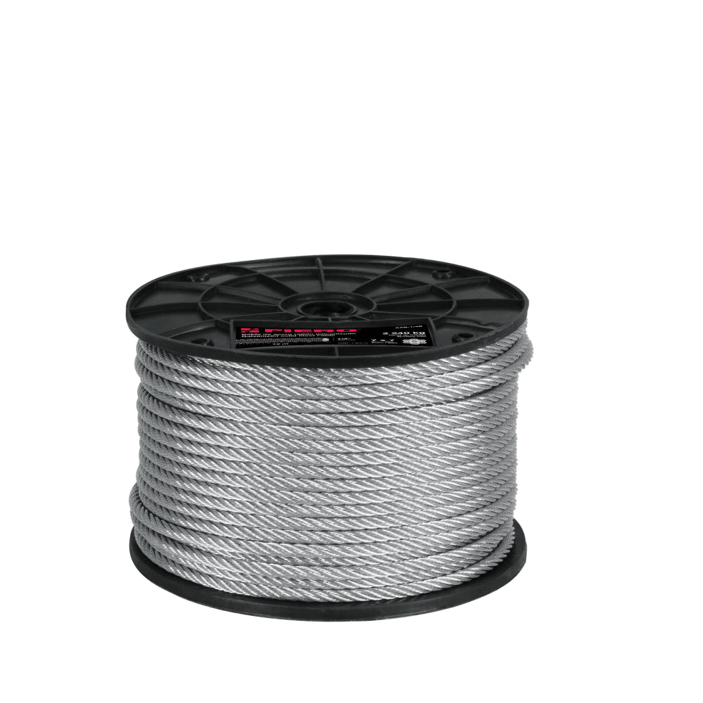 Cable de Acero 1/4" Rígido 7x7 - Rollo 75mts - Alta Resistencia