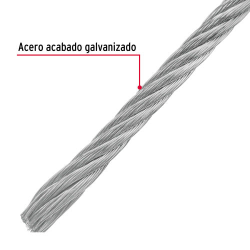 Metro de Cable de Acero 3/32" - Alta Resistencia y Durabilidad