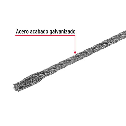 Metro de Cable de Acero 1/8" Rígido - Alta Durabilidad