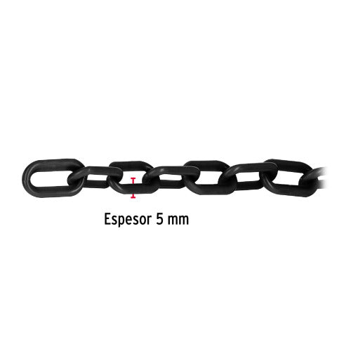 Metro de Cadena Negra de 5 mm | Resistente y Versátil