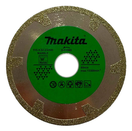 Disco Diamante Electrodepositado Mármol 4-1/2 Makita D51085