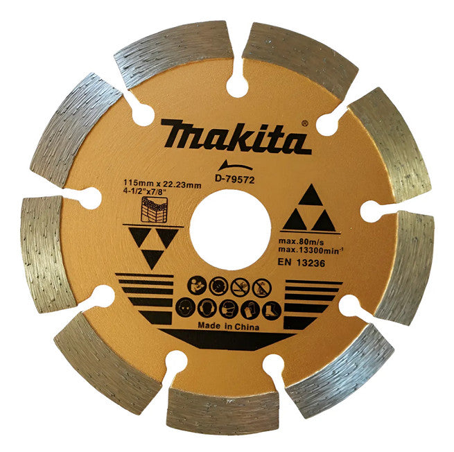 Disco de Diamante Segmentado 4 1/2 Makita D-44270
