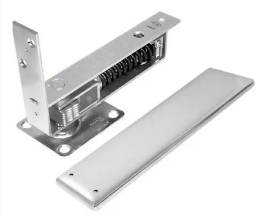 Bisagra Piso Doble Acción Mod. 1500-CS - Cromo Satinado