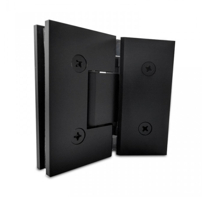 Bisagras Latón Negro para Cristal Apertura Doble VTR-132ORB