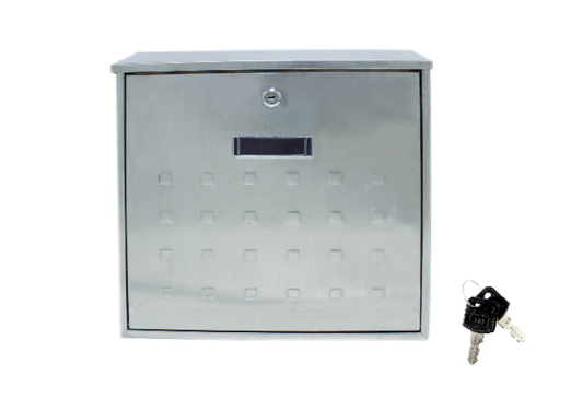 Buzón BJ05 Grid - Acero Inoxidable y Diseño Industrial