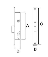 Cerraduras TESA Aluminio 30x30 - Seguridad y Calidad