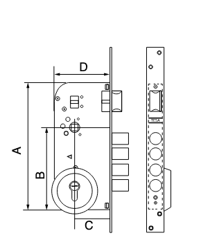 Mecanismos TESA RB100, RB200, 4030 y 4031 para Puertas