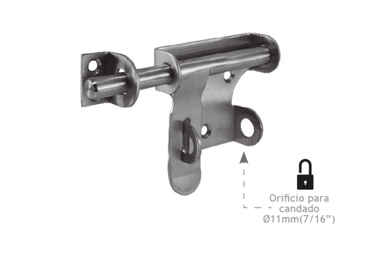 Pasador Portacandado Inox - Seguridad Premium Jako