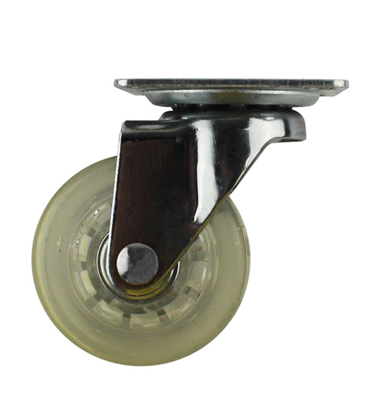 Rodaja Giratoria 75 mm Sin Freno - Muebles con Movilidad