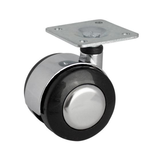 Rodaja 40mm Cromo con Freno - Movilidad Segura